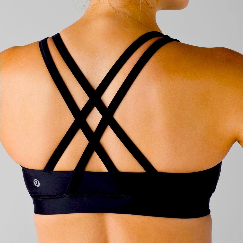 Lululemon Energy Bra H2O NWT black size 10